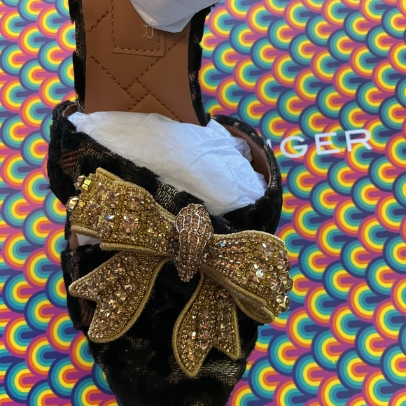 Kurt Geiger London Crystal Embellished Platform Dress Sandals women’s size 9 new - Picture 7 of 9